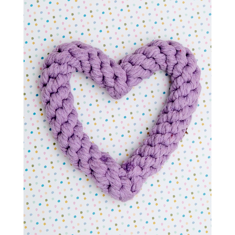Heart Rope Toy in Purple (7)