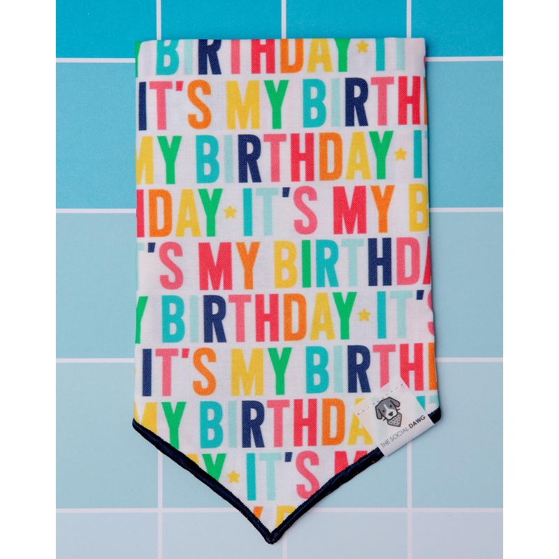 It’s My Birthday Dog Bandana (Made in the USA)