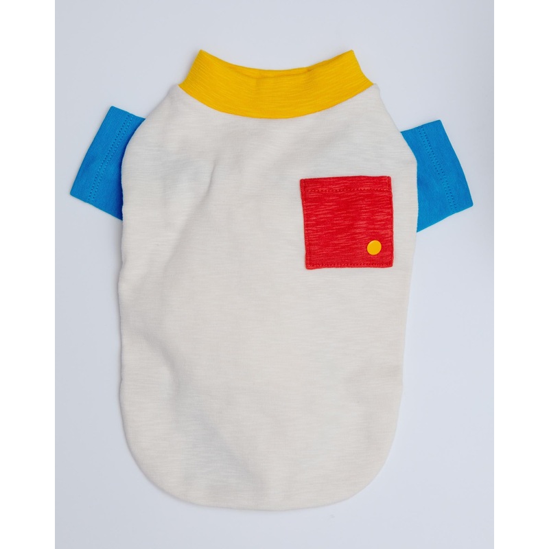 Point Tee for Dogs in Ivory|Small|Medium|Large|X-Large|XX-Large|XXX-Large