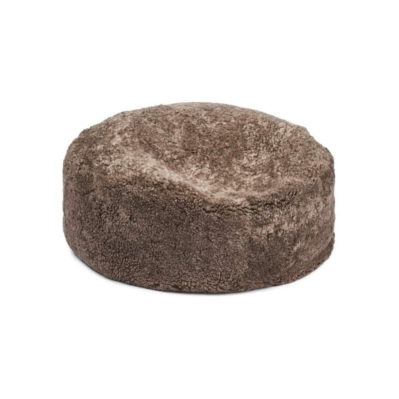 Sheepskin Shortwool Pet Bean Bag in Taupe (29 x 11)