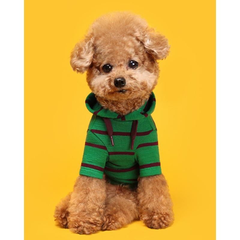 Stripe Dog Hoodie (FINAL SALE)