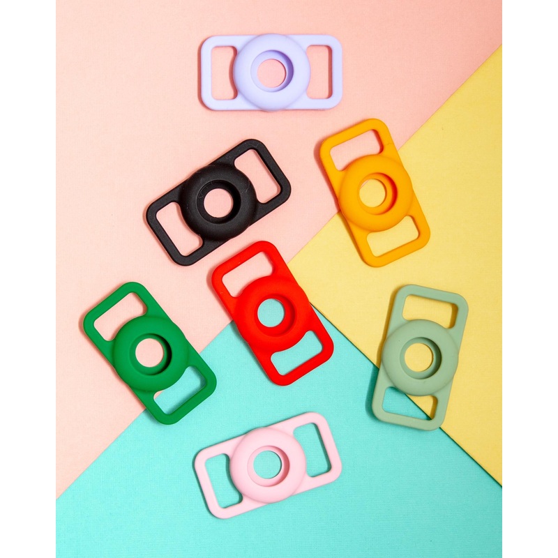 AirTag Holder For Pet Collar|Red|Light Pink|Orange|White|Black|Dark Blue|Light Green