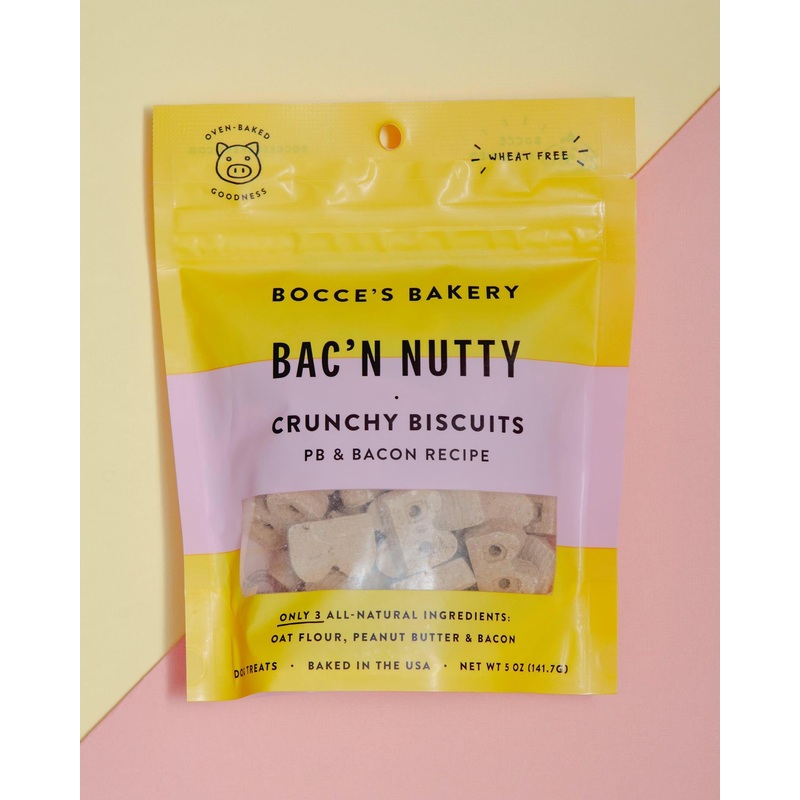 Bac N’ Nutty Crunchy Dog Biscuits