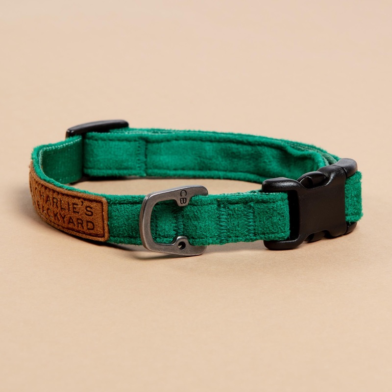 Easy Dog Collar in Green|Small 9-12|Medium 11-16