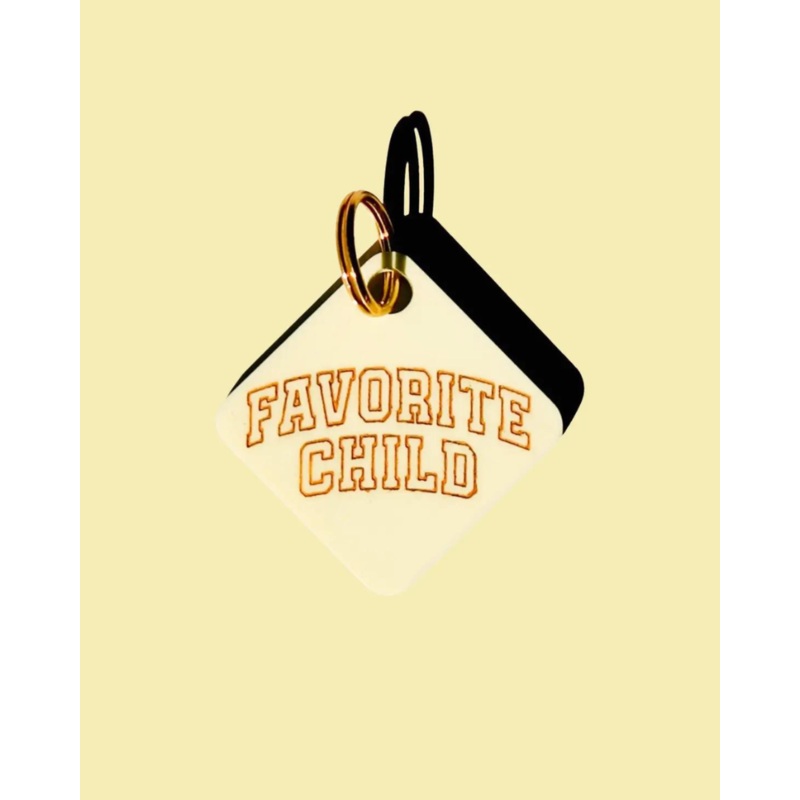 Favorite Child Acrylic Pet Tag