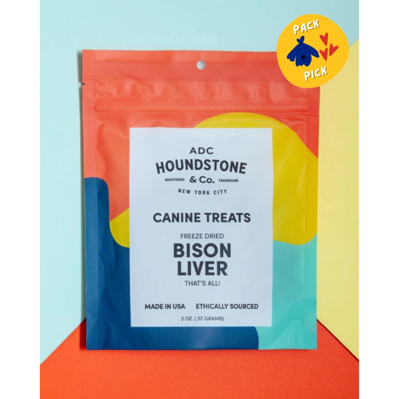 Freeze-Dried Bison Liver Dog Treats (2oz)