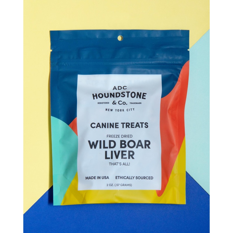 Freeze-Dried Wild Boar Liver Dog Treats (2oz)