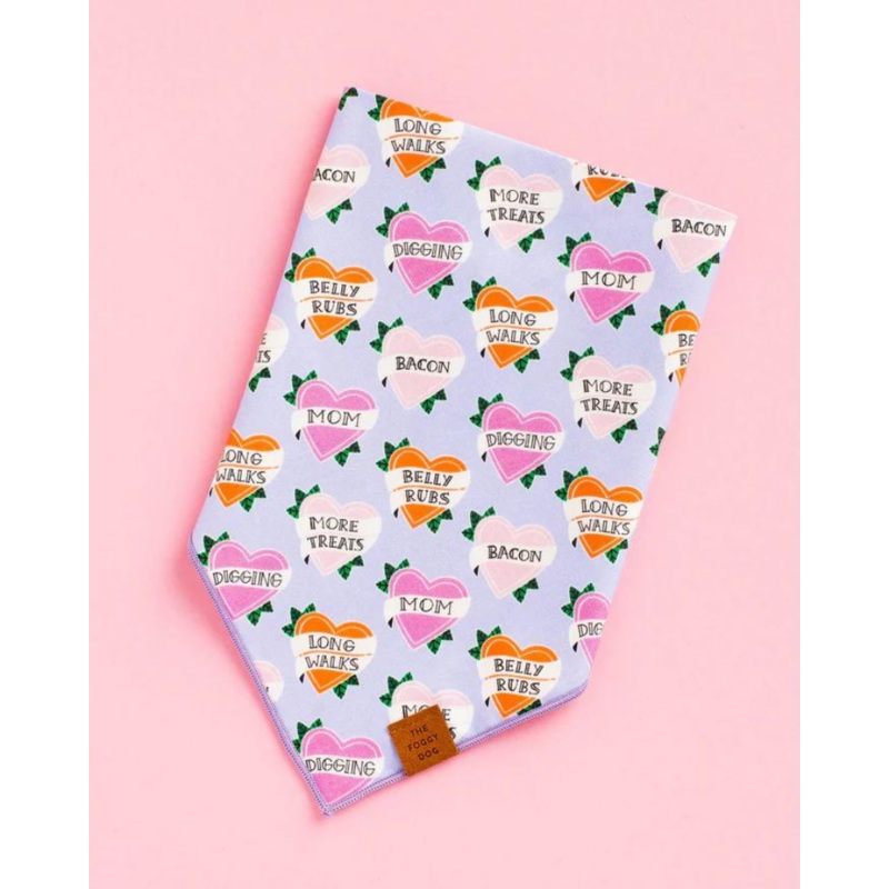 Love Language Dog Bandana (FINAL SALE)