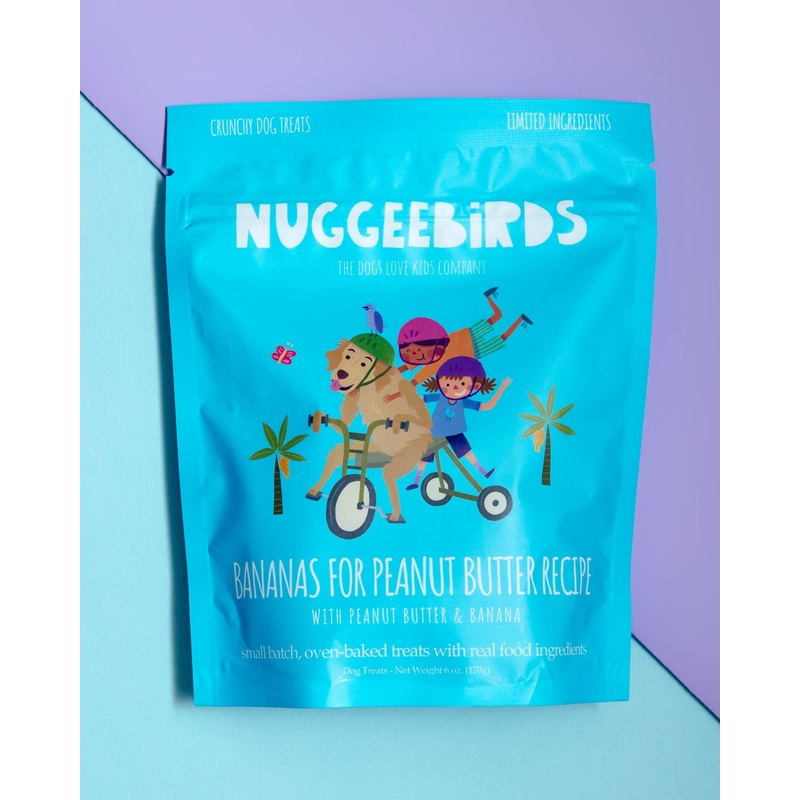 Peanut Butter & Banana Crunchy Dog Biscuits (Made in the USA)