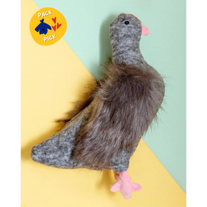 Pecky Pigeon Squeaky Dog Toy