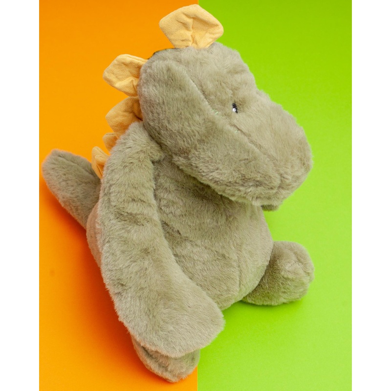 The Green Dinosaur Plush Dog Toy