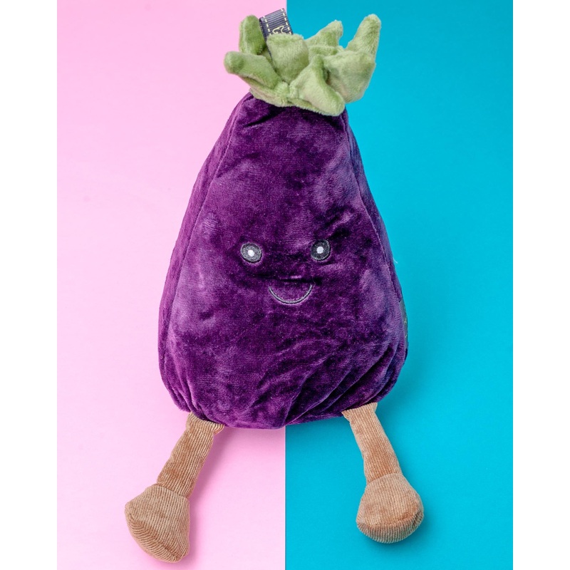 The Purple Eggplant Plush Dog Toy (FINAL SALE)