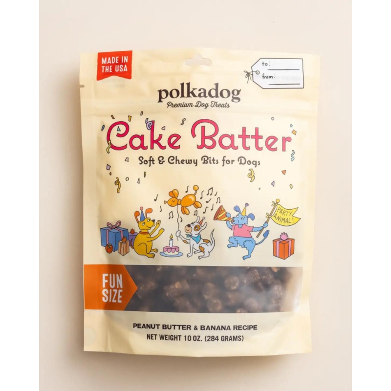Cake Batter PB & Banana Soft Dog Treats