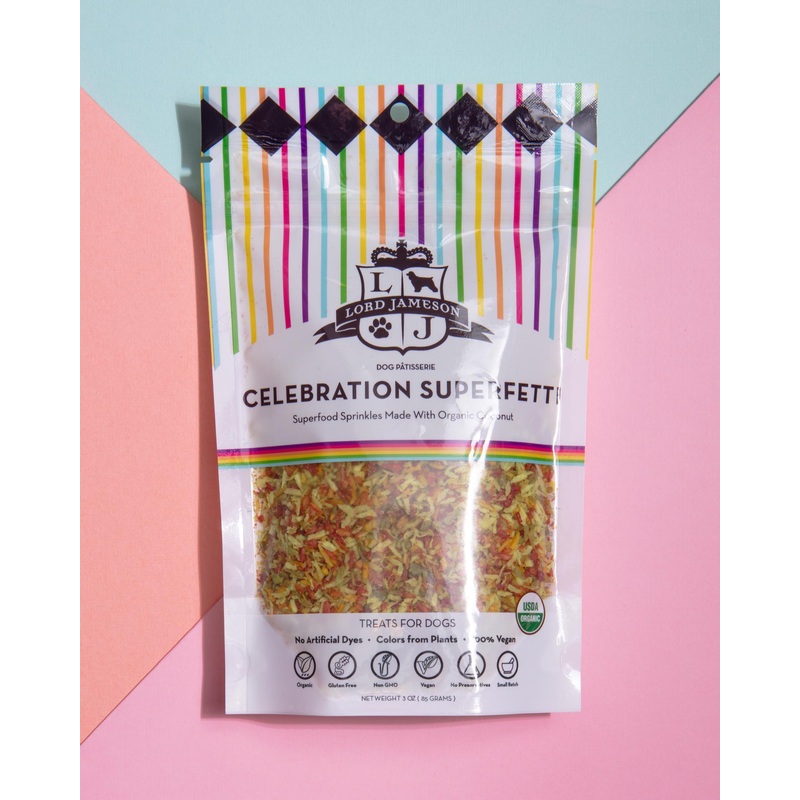 Celebration SuperFetti Organic Dog Sprinkles (Vegan)