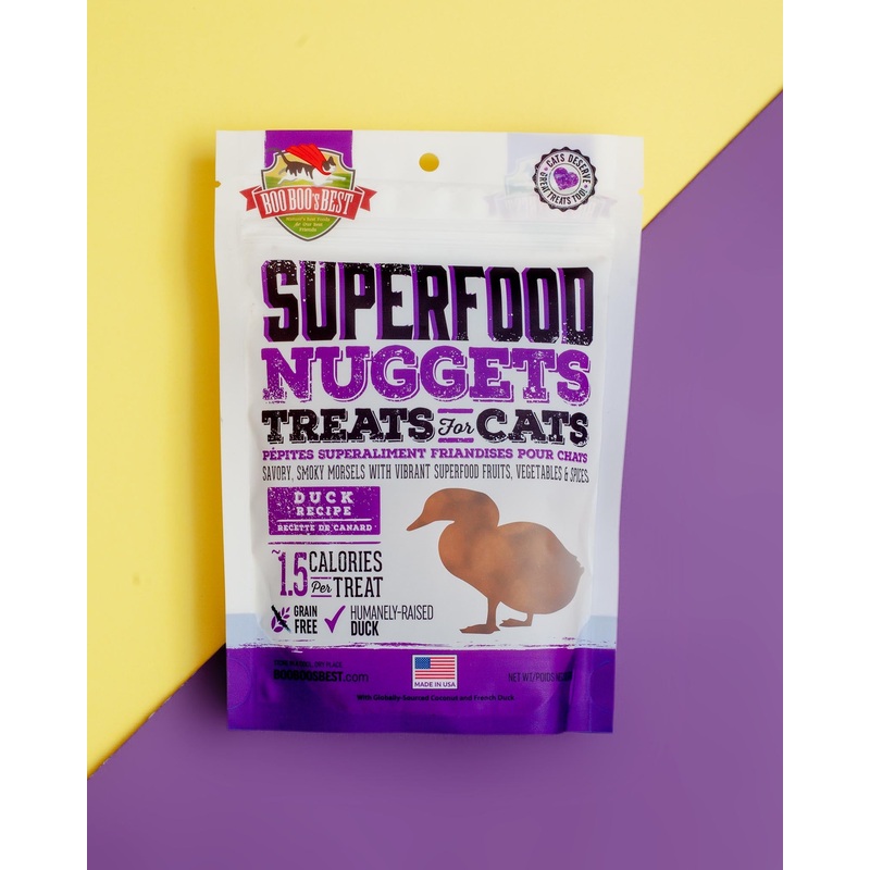 Duck Superfood Nuggets Cat Treats (Made in the USA)