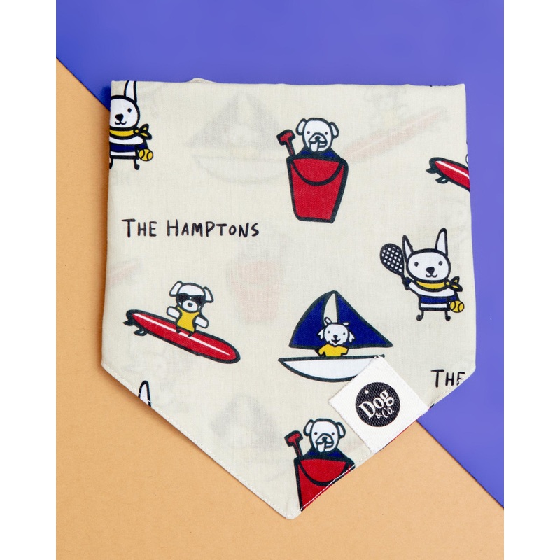I Heart the Hamptons Dog Bandana (Dog & Co. Exclusive)