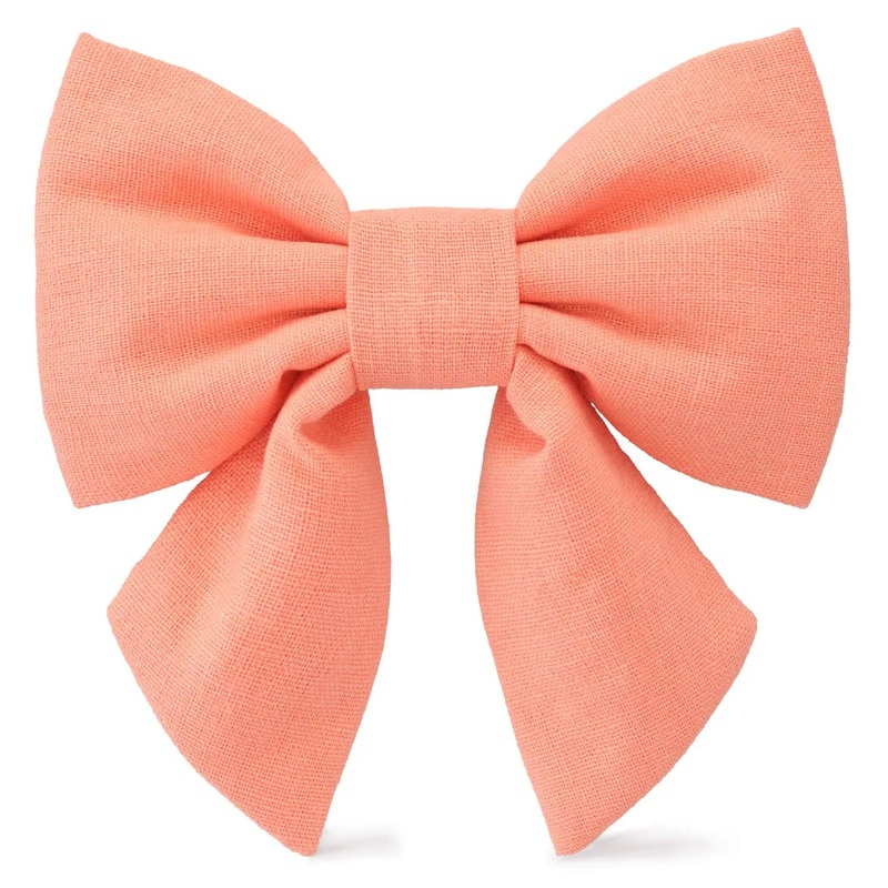 Mango Bright Lady Dog Bow (Made in the USA) (FINAL SALE)