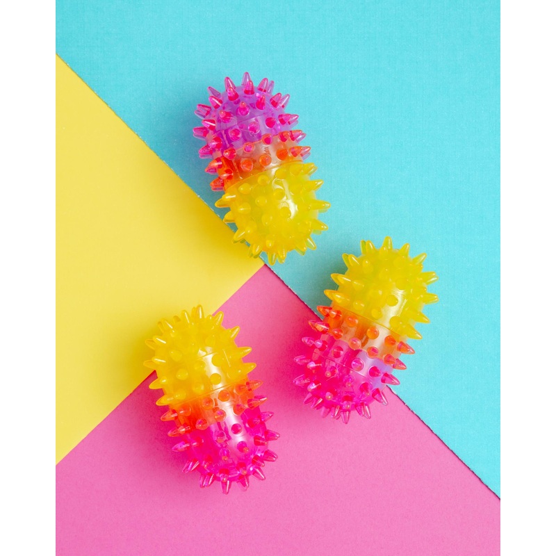 Pill Spiker Rubber Squeaky Dog Toy
