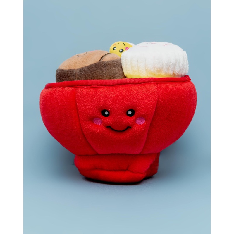 Ramen Bowl Burrow Dog Toy