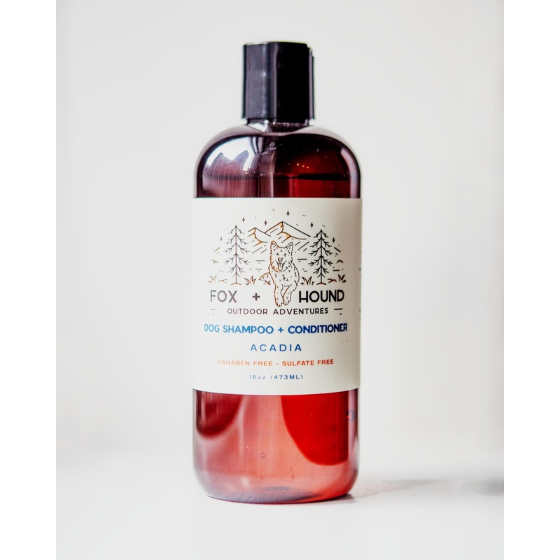 Acadia Dog Shampoo & Conditioner in Amber + Cedar Scent