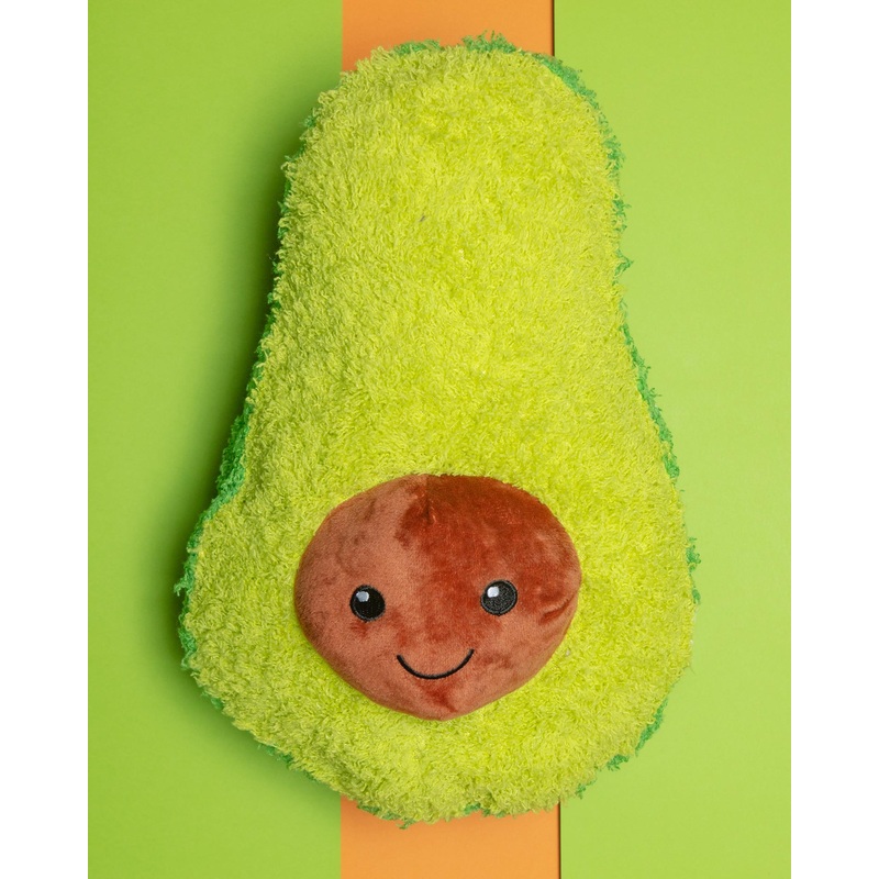 Avocado Squeaky Plush Dog Toy