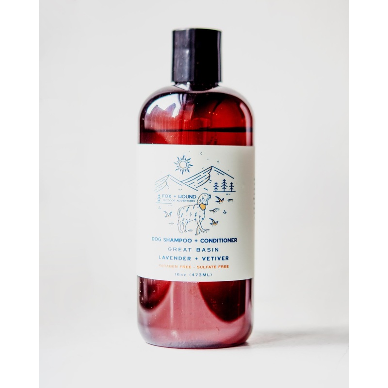 Great Basin Dog Shampoo & Conditioner in Lavender + Vetiver Scent