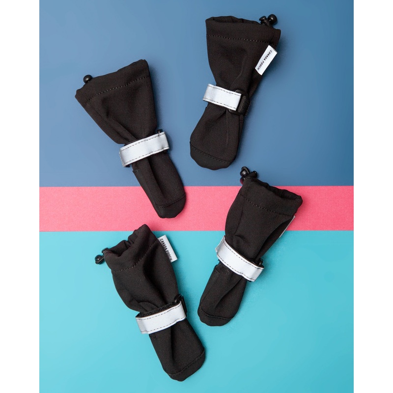 Soft Shield Dog Boots in Black