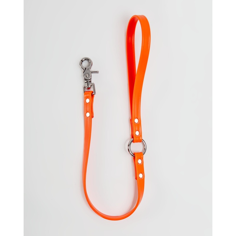 Traffic Leash in Neon Orange – 2′ (Made in the USA)