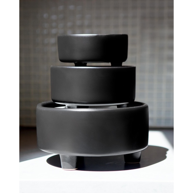 Uplift Ceramic Dog Bowl in Black (FINAL SALE)