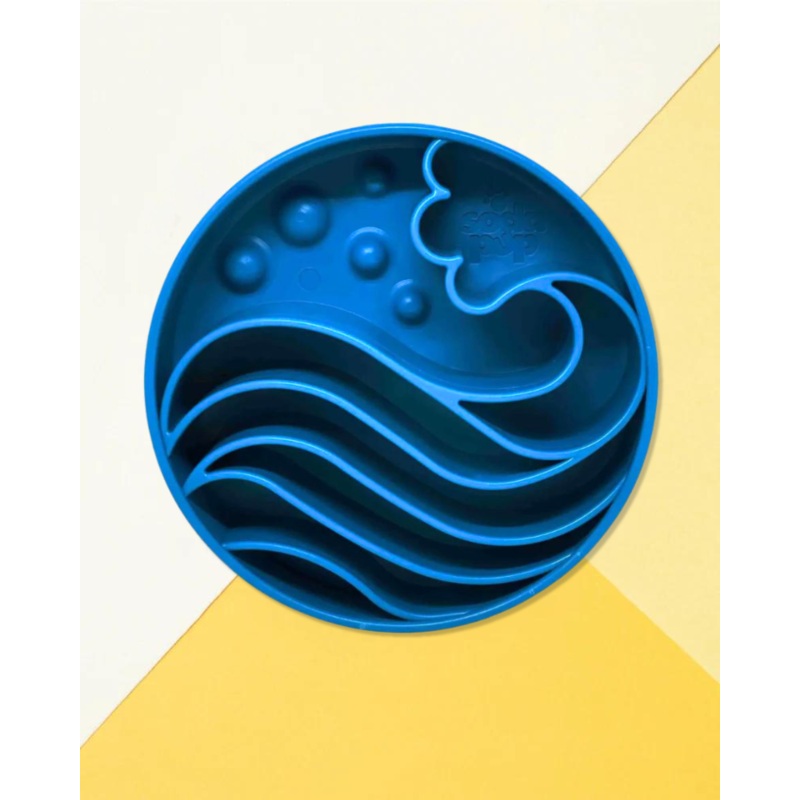 Wave Slow Feeder Dog Bowl (Made in the USA)