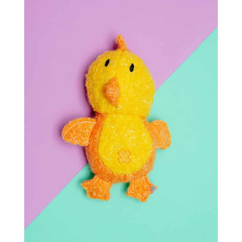 Chicken Woolie Squeaky Dog Toy