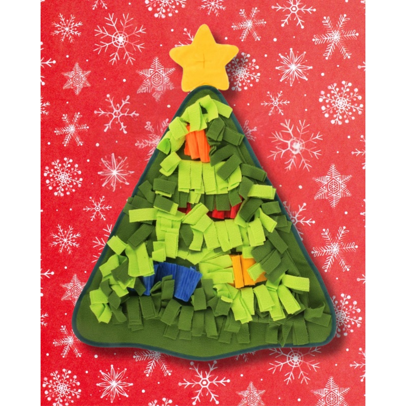 Christmas Tree Holiday Snuffle Mat