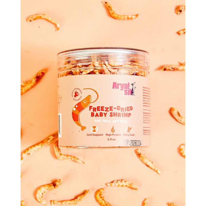 Freeze-Dried Baby Shrimp Treat for Dogs & Cats