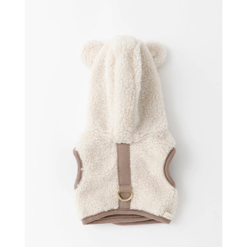 Fuzzy Bear Hoodie Dog Harness (FINAL SALE)