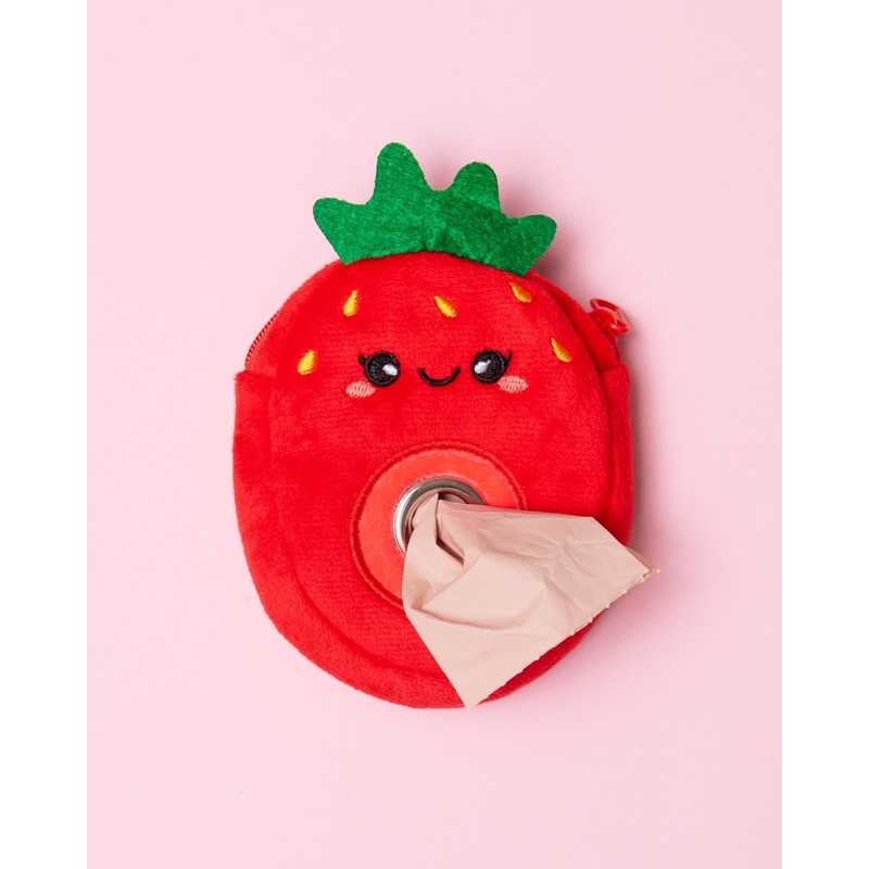 Strawberry Poo Pooch Pouch Dispenser