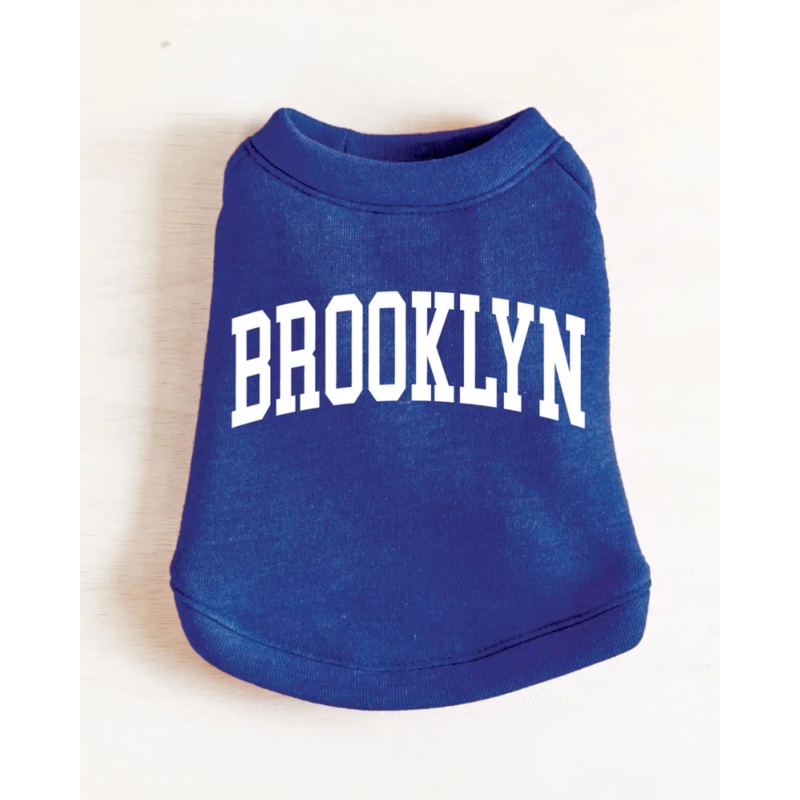 Brooklyn Dog Sweatshirt in Royal Blue Heather
