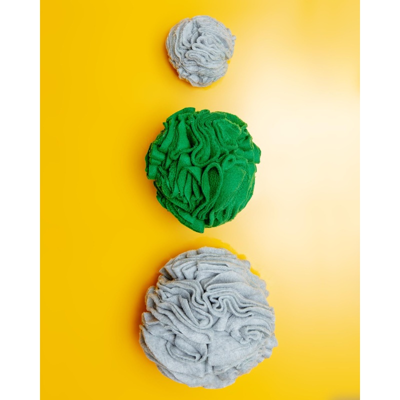 Interactive Snuffle Ball Brain Teaser Dog Toy (Made in the USA)