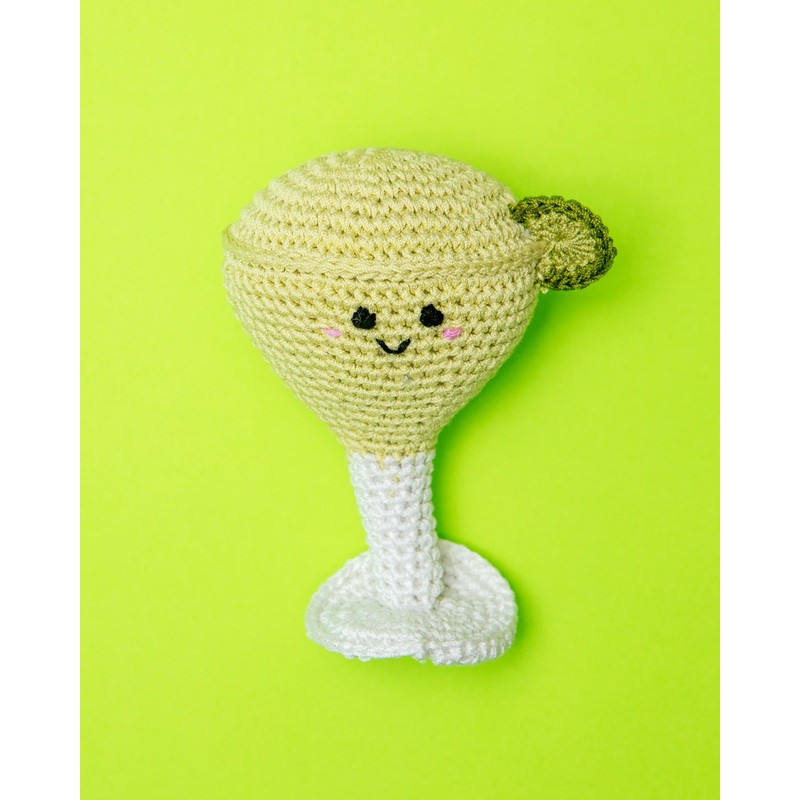 Mary the Margarita Organic Cotton Knit Dog Toy