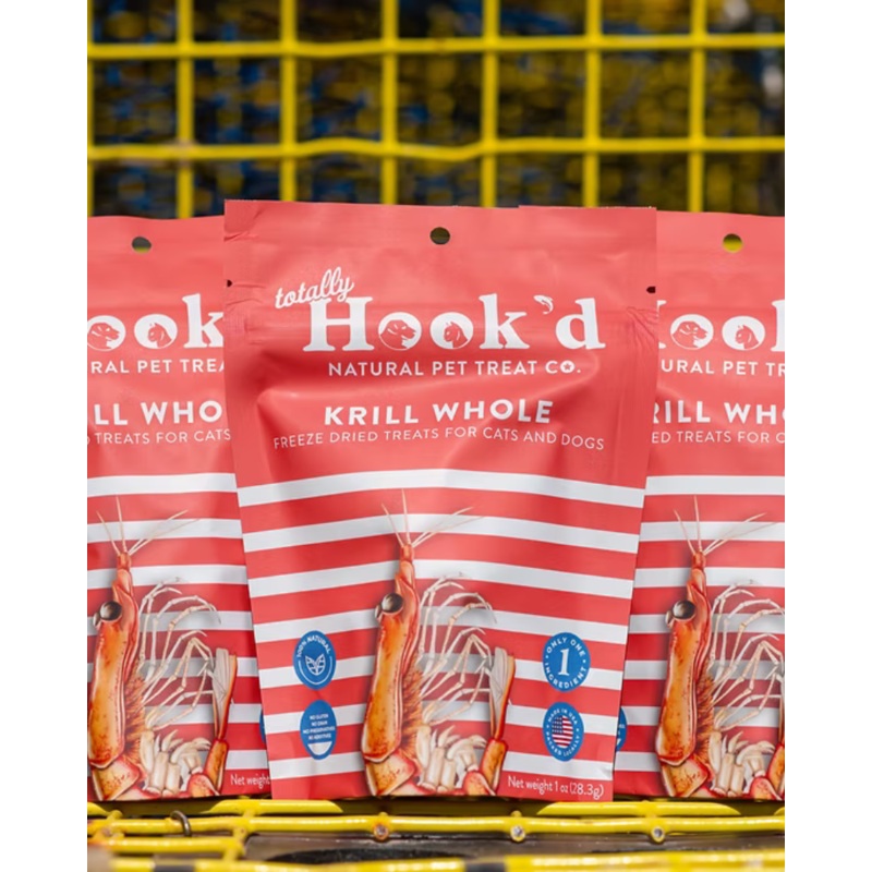 Natural Freeze-Dried Whole Krill Treats for Dogs & Cats (Made in the USA)
