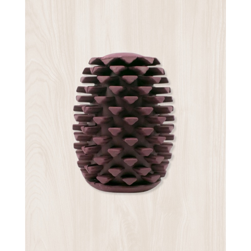 Natural Rubber Pinecone Dog Treat Toy