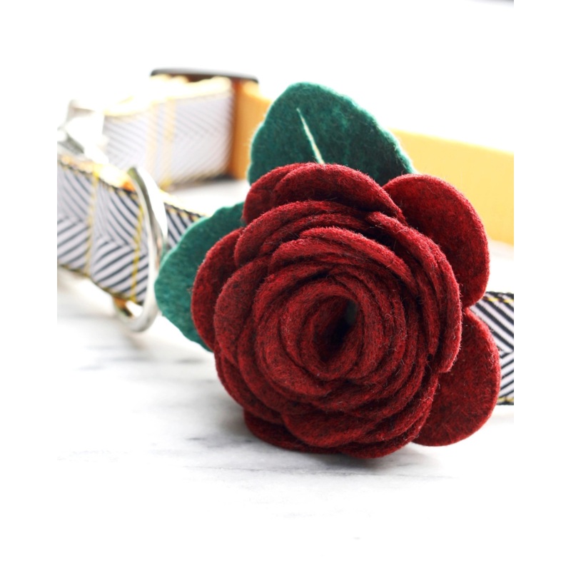 Sienna Rose Dog Collar Flower (Made in the USA)