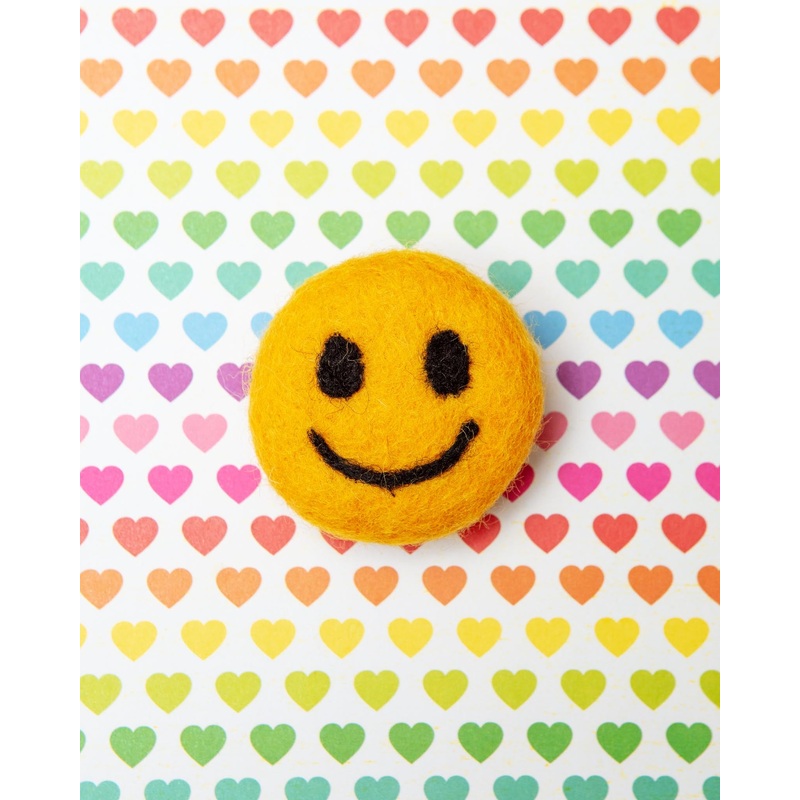 Smiley Face Collar Accessory (Made in the USA)