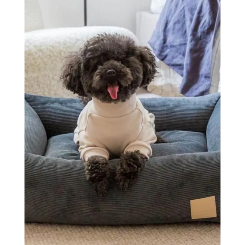 Soft Touch Dog Onesie in Sandstone or Myrtle Green (FINAL SALE)