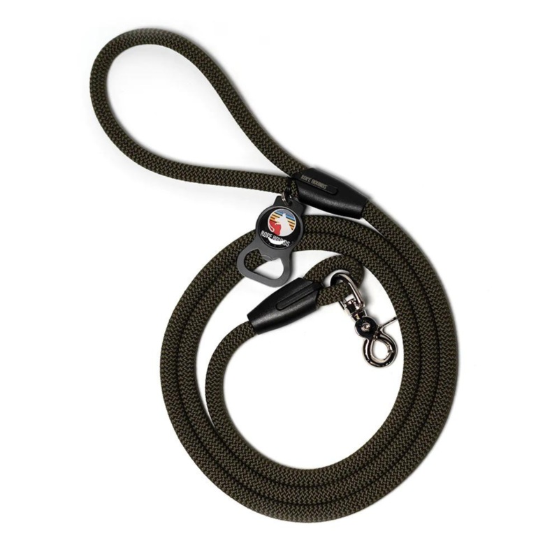 Standard Handle Dog Leash in Mossy Earth (Made in the USA)