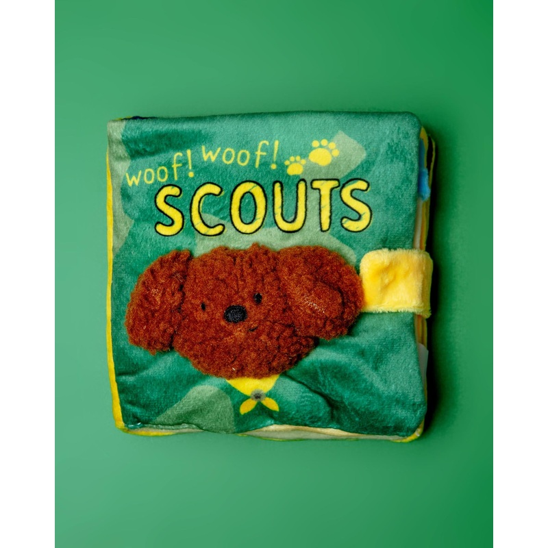 Woof Scouts Nosework Dog Book Plush Toy