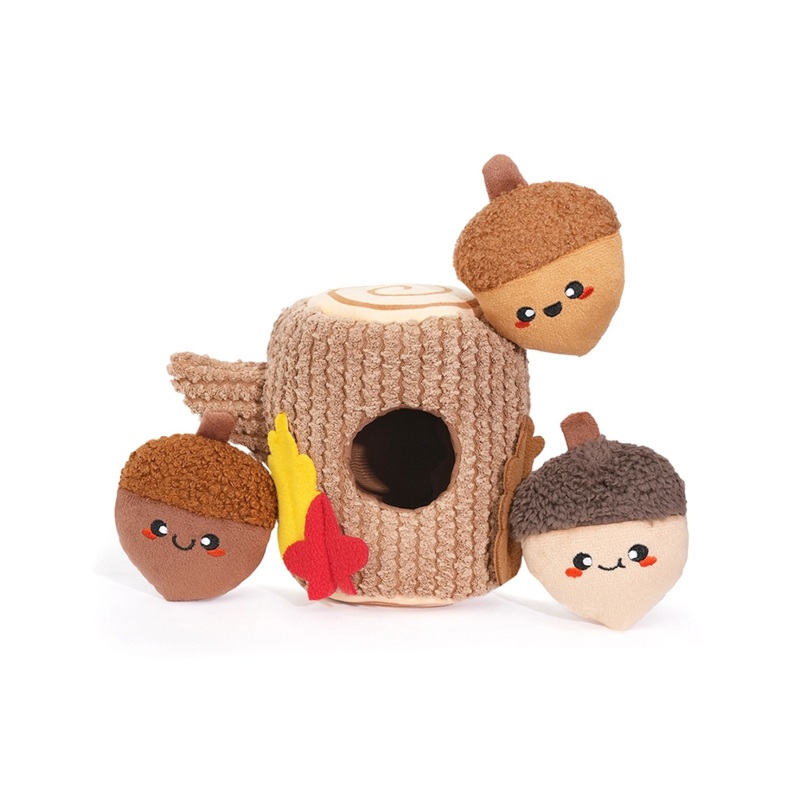 Acorn Tree Interactive Dog Squeaky Plush Toy