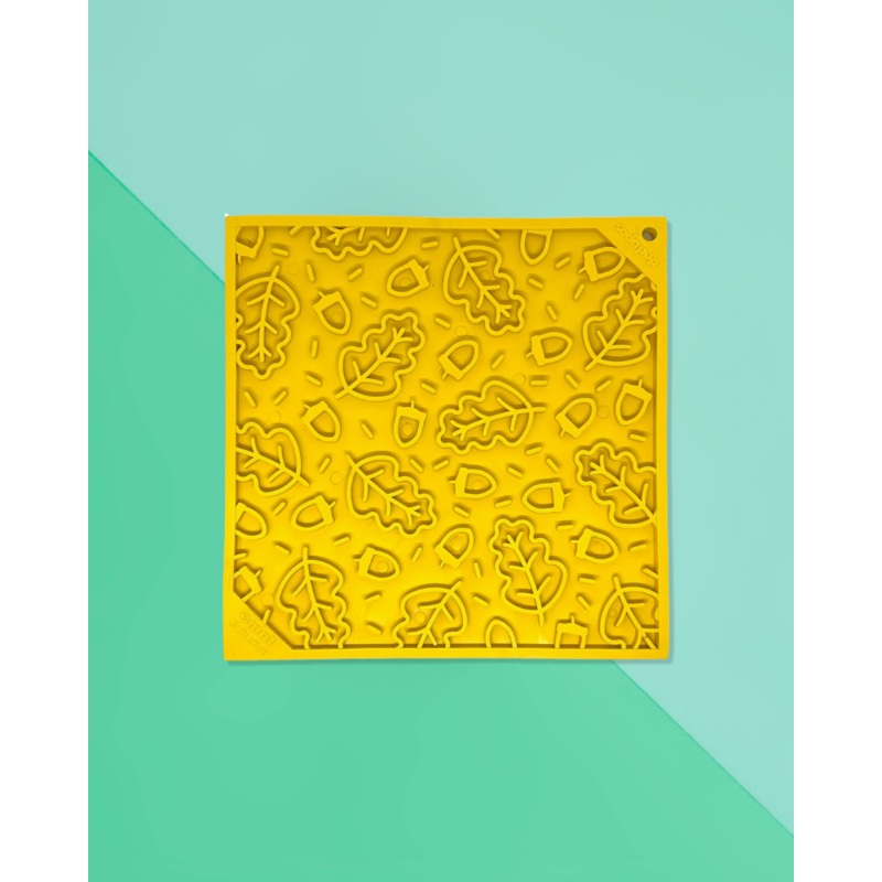 Autumn Leaves Dog Lick Mat (Made in the USA)