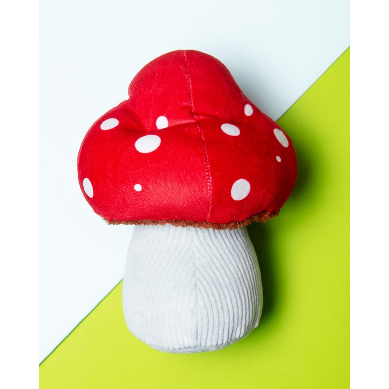 Mutt’s Mushroom Squeaky Dog Toy