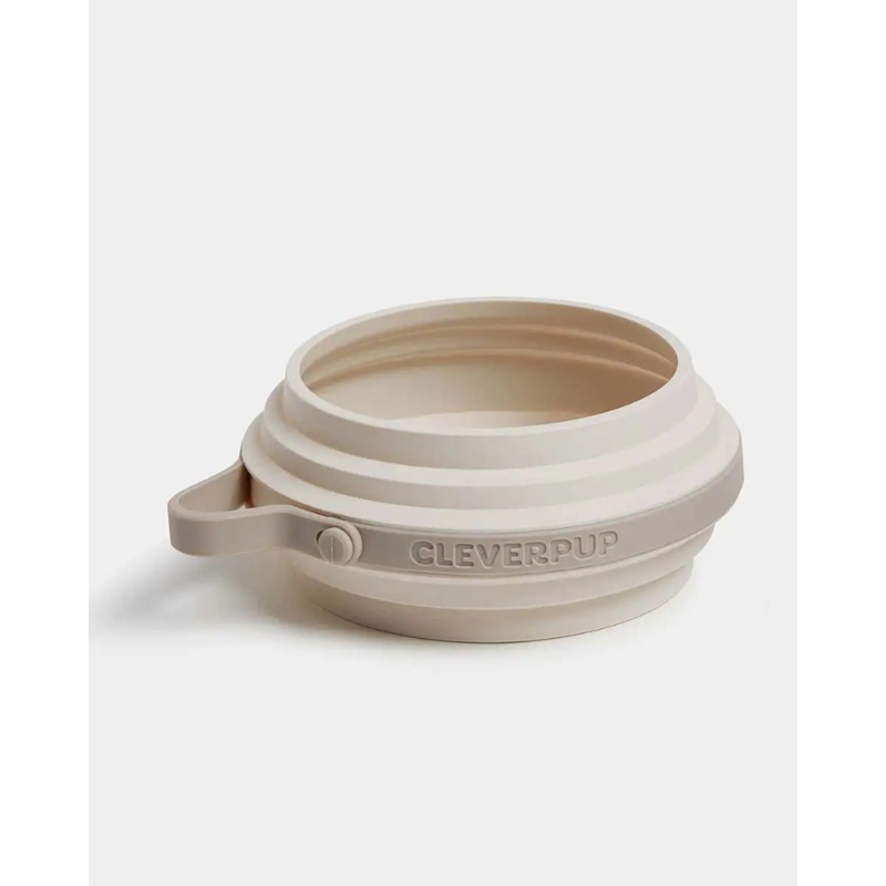Nomad Collapsible Dog Bowl in Sand