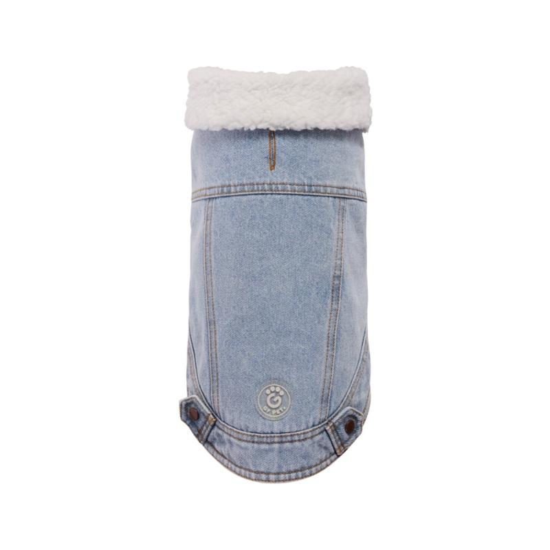 Northside Sherpa-Lined Denim Dog Jacket